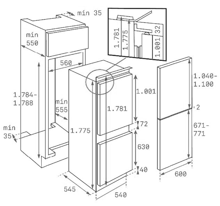  Холодильники Teka Холодильник TEKA CI3 320   Фирменный магазин  Галерея встраиваемой техники Teka